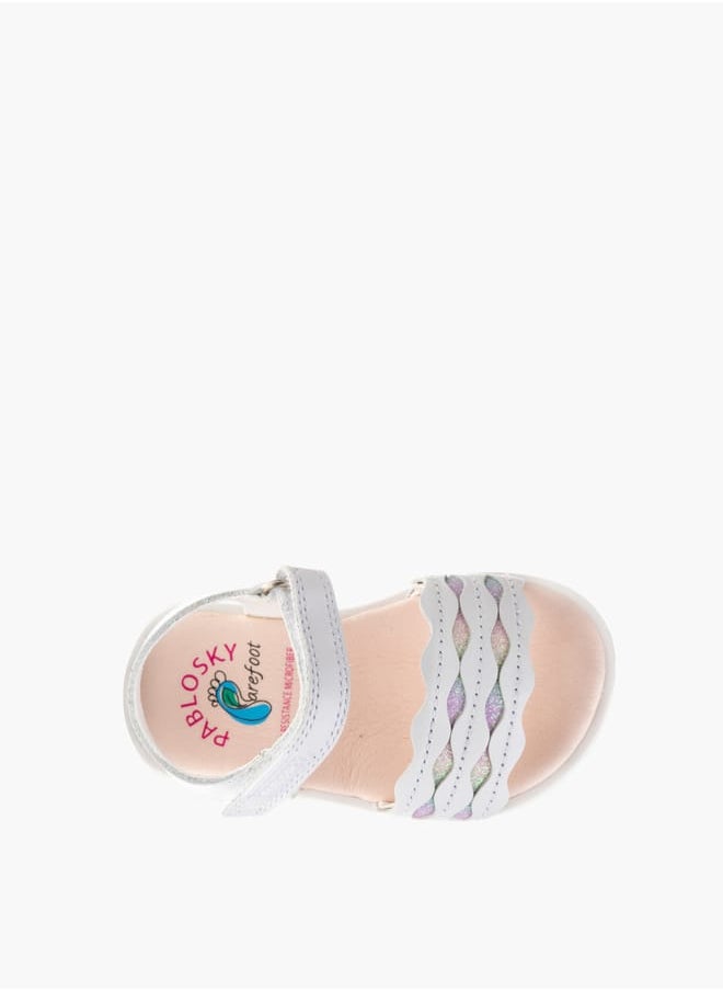Pablosky - Girls Strap Sandals With Hook And Loop Closure - Image 1
