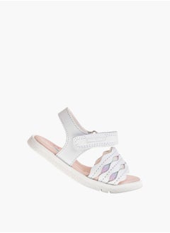 Pablosky Girls Strap Sandals With Hook And Loop Closure  - Image 5