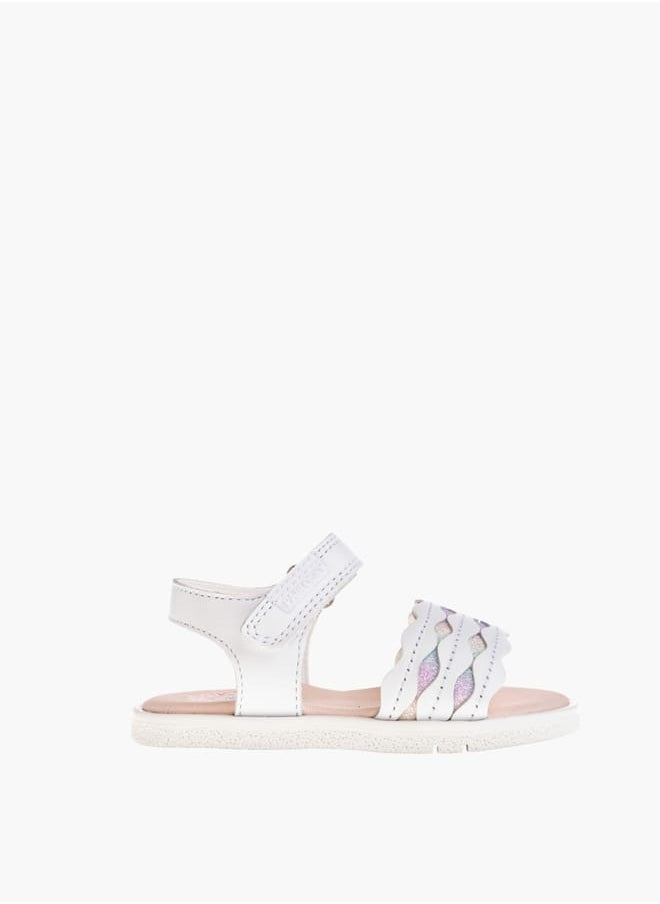 Pablosky - Girls Strap Sandals With Hook And Loop Closure - Image 1