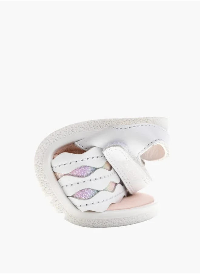 Pablosky Girls Strap Sandals With Hook And Loop Closure