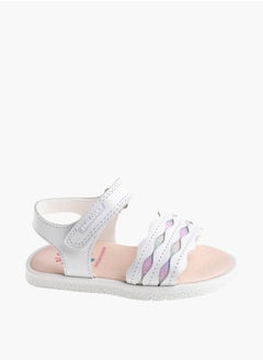 Pablosky Girls Strap Sandals With Hook And Loop Closure  - Image 2