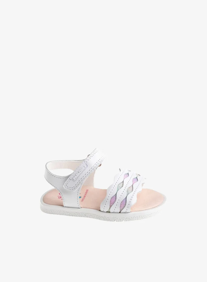 بابلوسكي صنادل بناتي بشريط وإغلاق لاصق