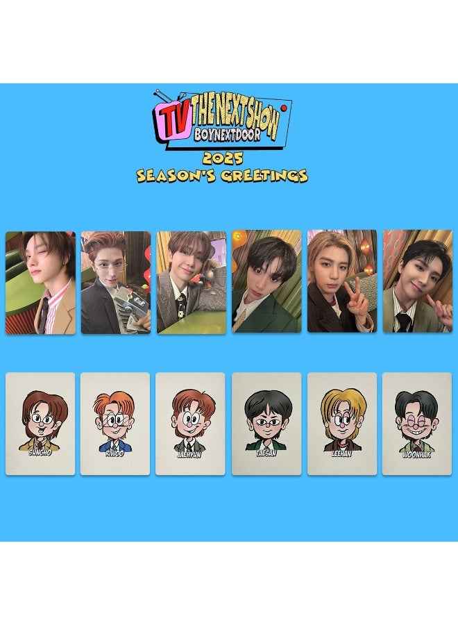 NIBEMINENT 6 Pcs Kpop BOYNEXTDOOR SEASON GREETING Lomo Cards Card For Fans Collection Gifts - Image 1