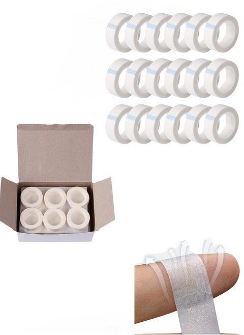 24 rolls of flexible skin tape breathable nose tape self-adhesive gauze tape, suitable for wound damage and swelling movement, infusion fixation, 0.5 inch x 10 sizes