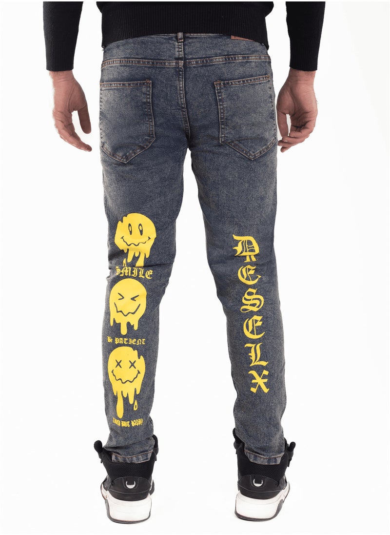 Men's slim dark navy blue Superstar yellow jeans - pzsku/ZA3A0B5159D724C734254Z/45/_/1734776793/072d81f9-d70e-48b1-916d-00c2a998acc1