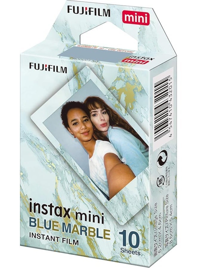 إنستاكس ورق تغليف صور صغير بلو ماربل، عبوة من 10 قطع من انستاكس 16656461 - Image 1