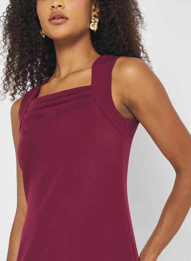 Ginger Square Neck Bodycon Dress