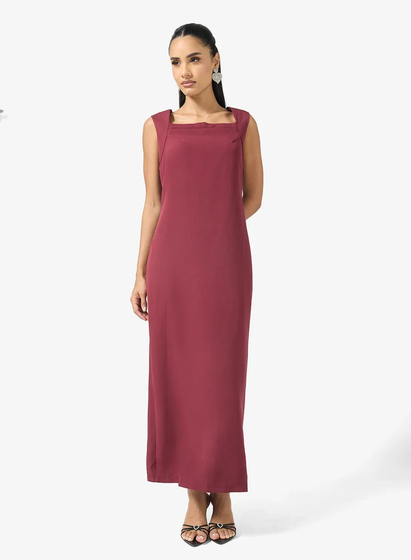 Ginger Square Neck Bodycon Dress
