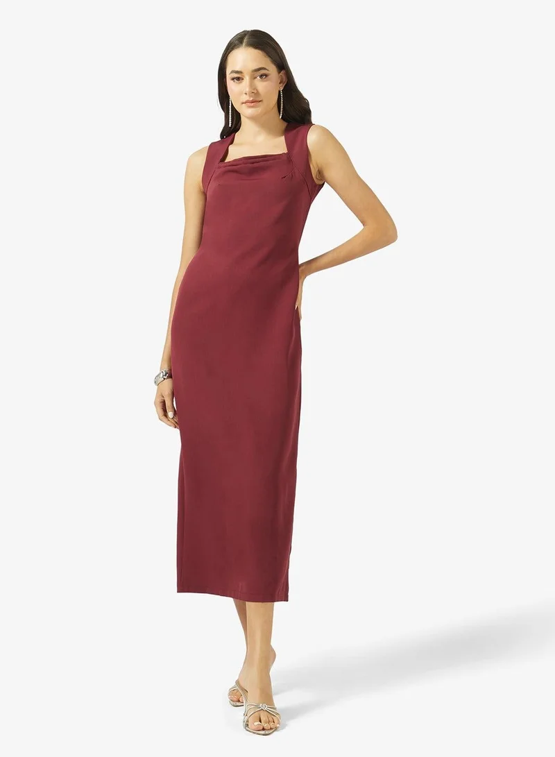 Ginger Square Neck Bodycon Dress