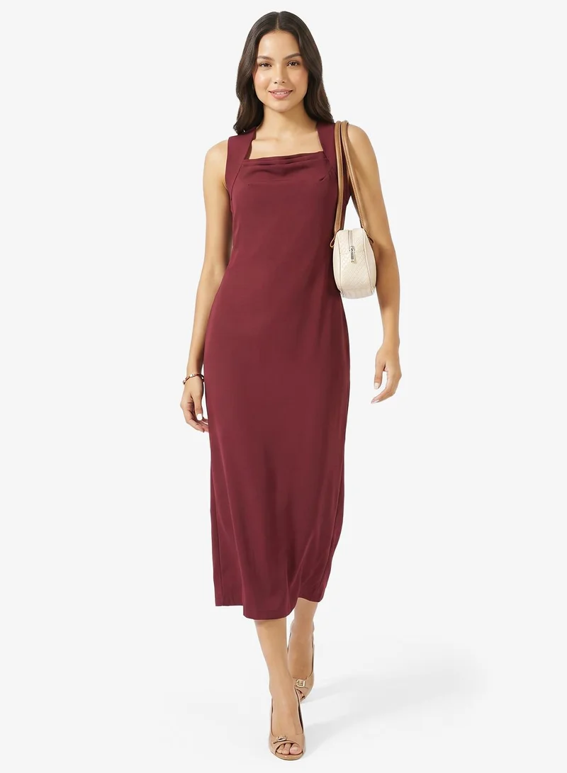 Ginger Square Neck Bodycon Dress