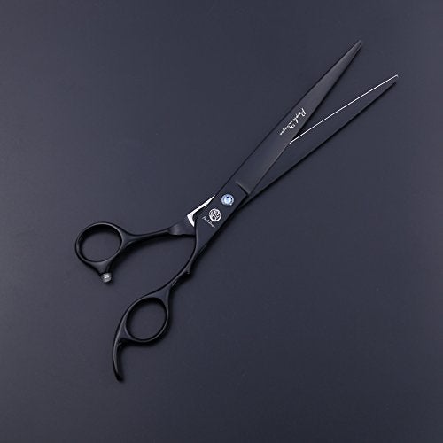 Purple Dragon 8.0 inch Professional Dog Grooming Hair Cutting Scissor &Curved Scissor&Chunker Shear Kit with Bag - for Pet Groomer or Family DIY Pet Use - Image 3