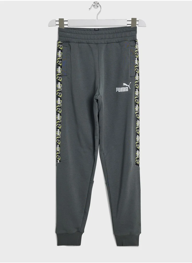 PUMA Kids Essential Tape Camo Sweatpants