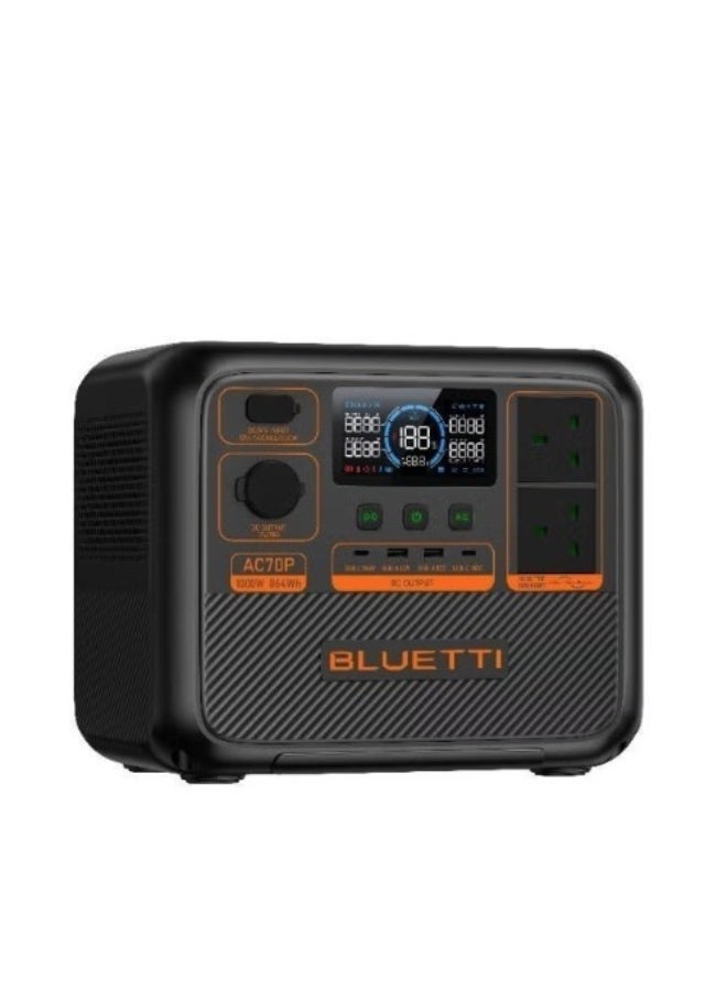 1,000W | Portable Power Station PREMIUM 80 Bluetti (AC70P80) | 864Wh - Image 2