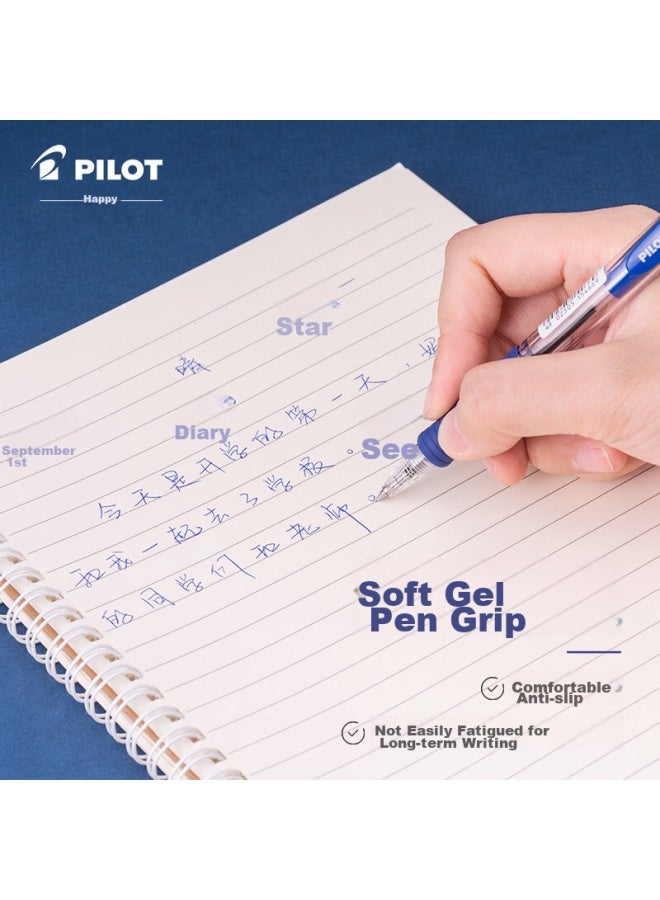PILOT Bpgp-10r 0.7mm Blue Gel Ink Pens, Pack Of 5 - Image 2