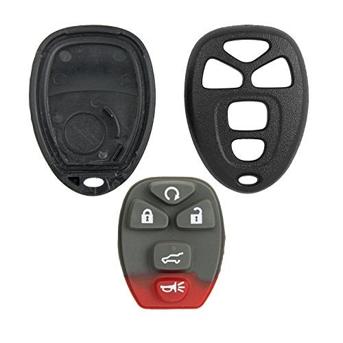 Keyless2Go غطاء بديل Keyless2Go جديد مع 5 أزرار لجهاز التحكم عن بعد مع FCC OUC60270 - غطاء فقط - Image 1
