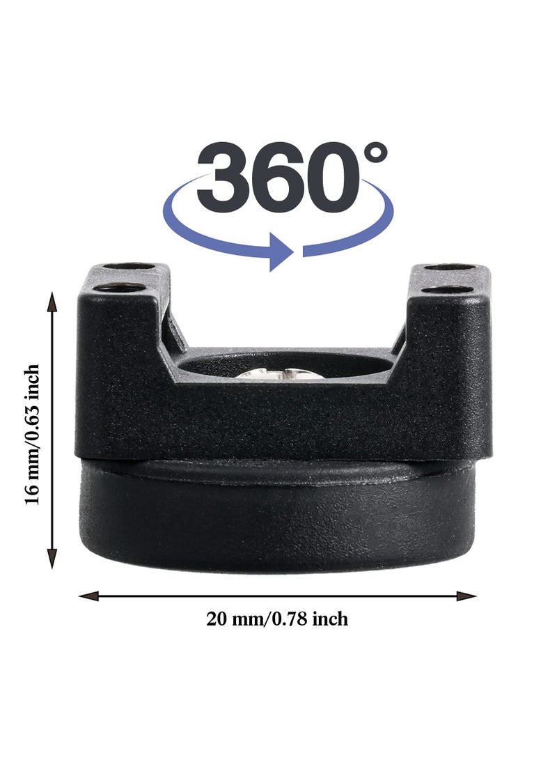 Zikra 15 Pieces Magnetic Cable Zip Tie Base Black Wire Cable Holder Multipurpose Cable Ties Mount Wire Clips Management Base Electrical Cable Ties Supplies for Cable Wire Organization - Image 2