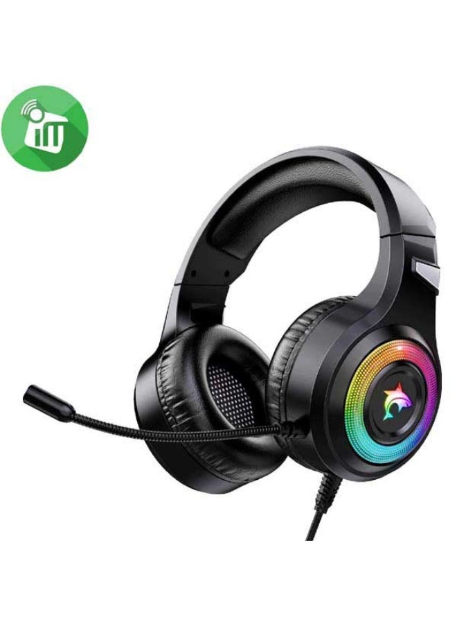 J-Ankka F2 RGB Color Wired 7.1 Surround Sound Gaming Headset - Image 1