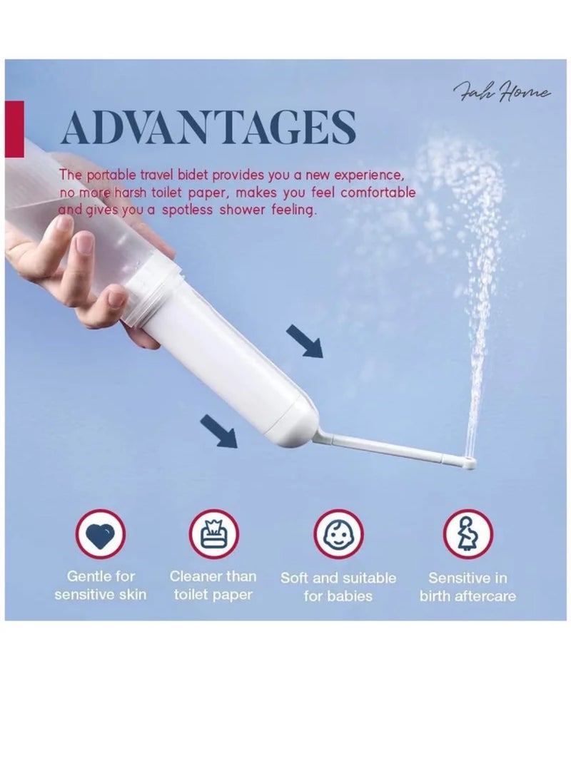 Genetic Handheld Electric Portable Travel Bidet Spray Bottle Shattaf Electric Mini Bidet Sprayer Toilet Hygiene for Personal Hygiene Cleaning Waterproof Electric Shattaf - Image 2