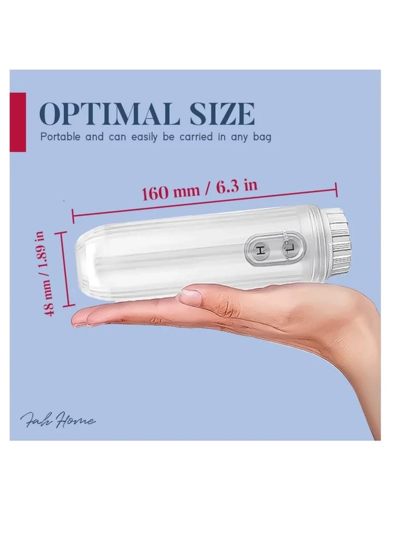 Genetic Handheld Electric Portable Travel Bidet Spray Bottle Shattaf Electric Mini Bidet Sprayer Toilet Hygiene for Personal Hygiene Cleaning Waterproof Electric Shattaf - Image 3