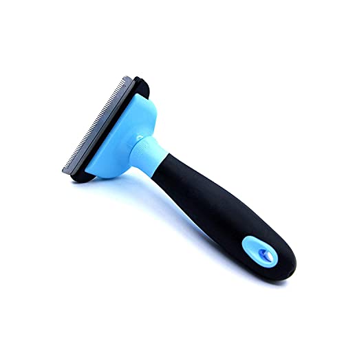 WapaW Pet Grooming Brush Effectively Reduces Shedding by Up to 95% Professional Deshedding Tool for Dogs and Cats (Small) - Image 2