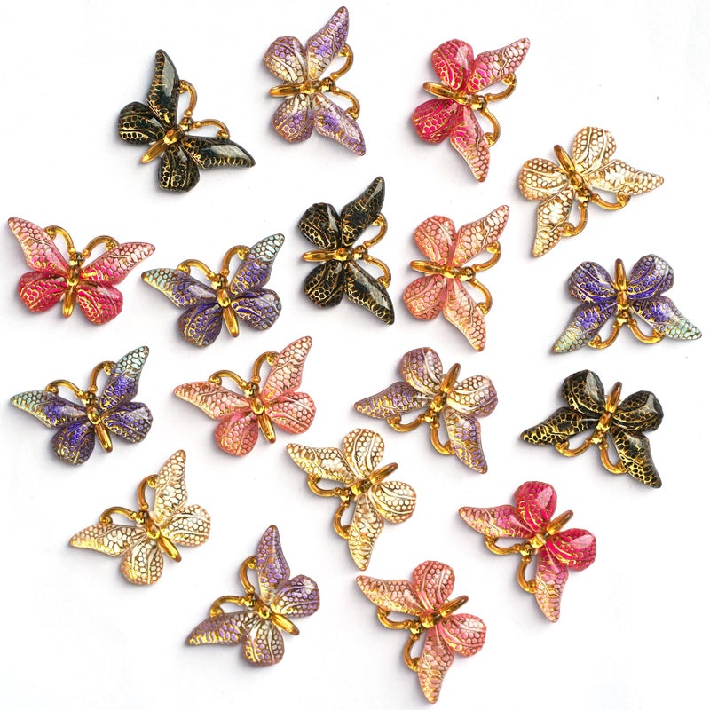 Tandarui â€‹Tandarui 18Pcs 3D Colorful Butterfly Fridge Magnets,Stong Decorative Magnets for Refrigerators, Office Whiteboards School Lockers (18, BB) - Image 1