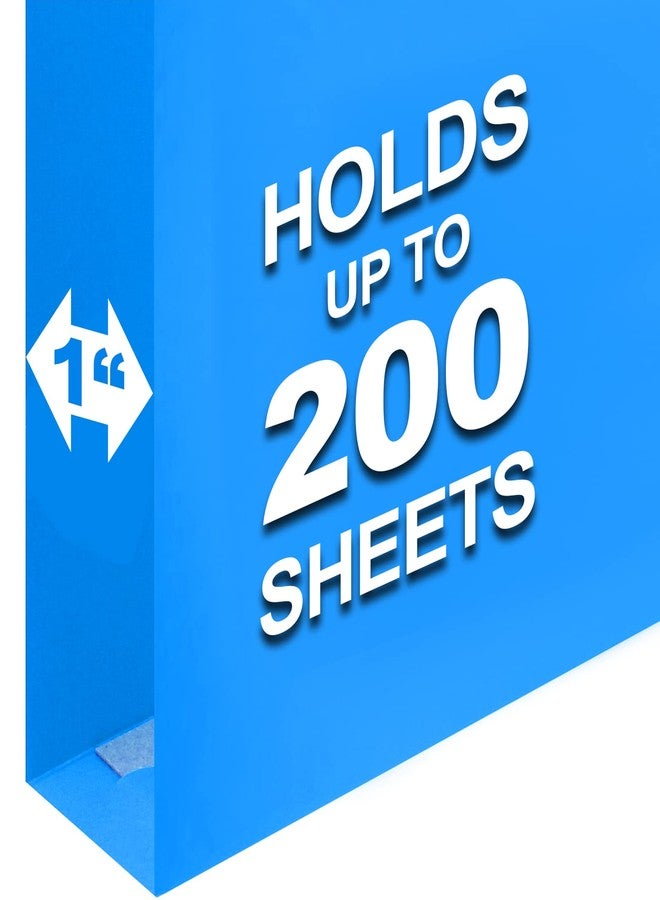 HERKKA Extra Capacity Hanging File Folders, 30 Pack Reinforced Letter Size Hanging Folders with Heavy Duty 1 Inch Expansion, Designed for Bulky Files, Medical Charts, Assorted Colors - Image 4