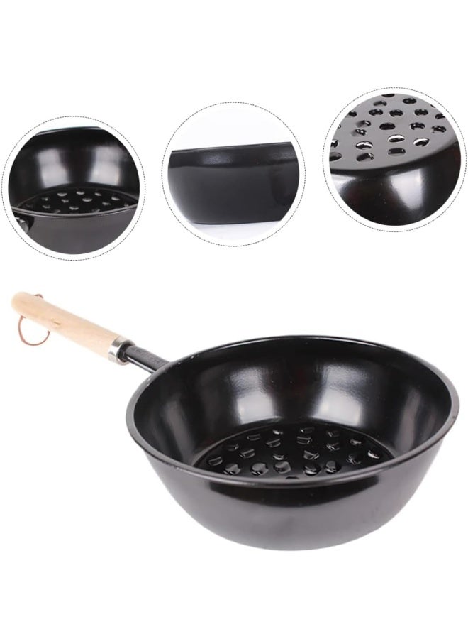 GO2CAMPS Charcoal Pan with Wooden Handle – Portable Grill Pan - Image 2