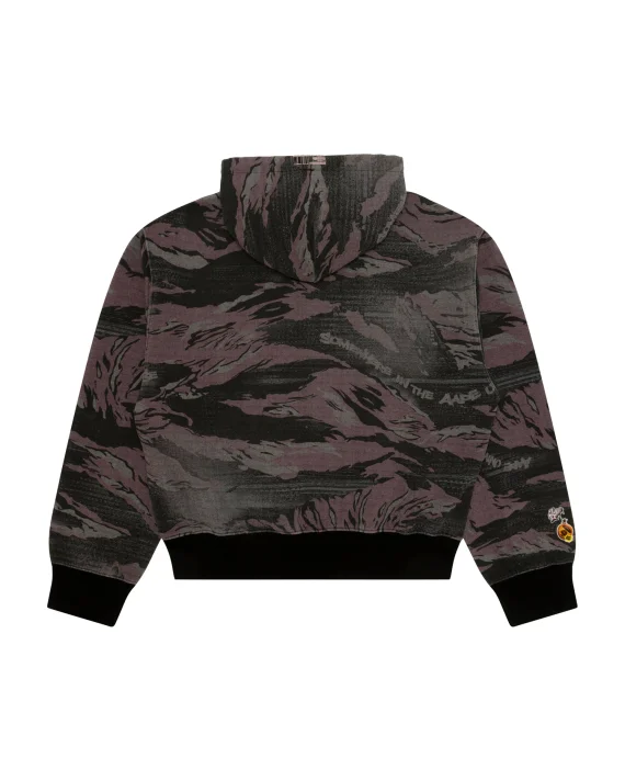 AAPE AAPEUNVS camo zip-up hoodie