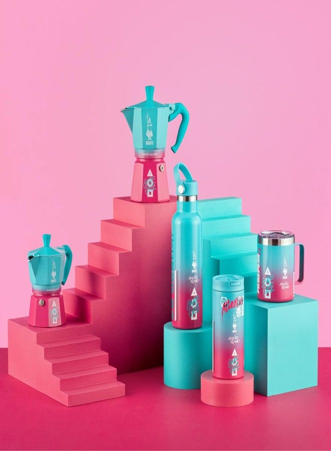 BIALeTTI كوب السفر بيلاتتي من لعبة الحبار© - مصنوع من الفولاذ المقاوم للصدأ مزدوج الجدار، معزول حرارياً، يحتفظ بالبرودة لمدة 8 ساعات/بالحرارة لمدة 4 ساعات، مثالي للسفر والاستخدام اليومي (12 أونصة - 360 مل) - Image 3