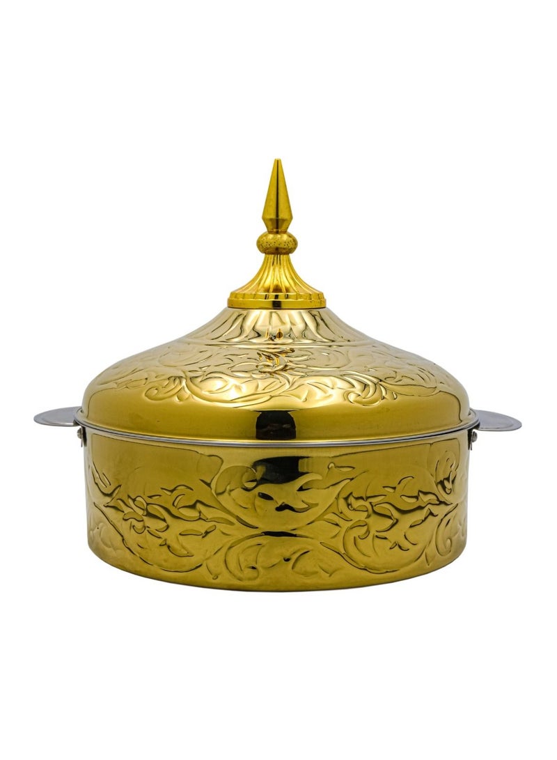 Maxima Steel food container 2000 ml gilded - Image 1