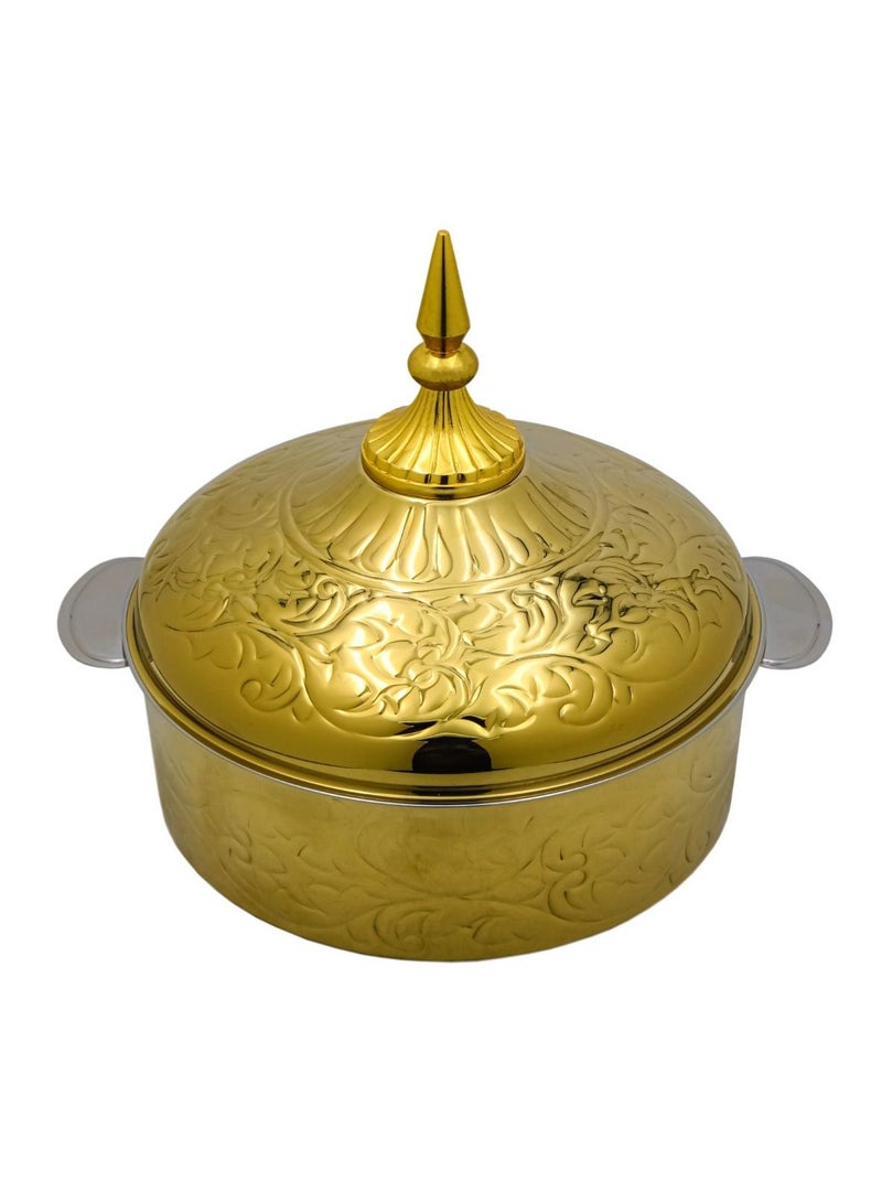 Maxima Steel food container 2000 ml gilded - Image 3