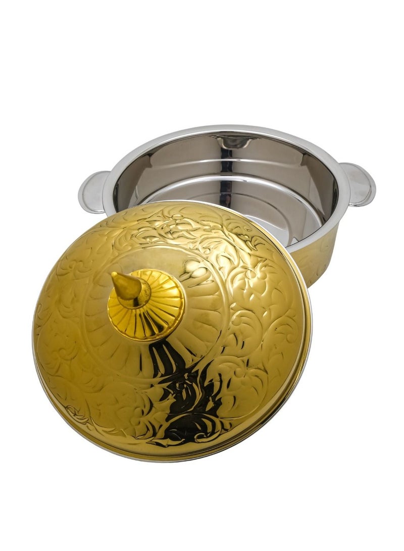 Maxima Steel food container 2000 ml gilded - Image 2