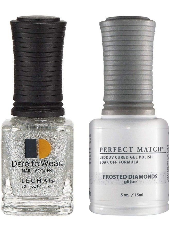 Lechat Perfect Match Gel Polish Frosted Diamonds 0.5 Ounce (Pms163) - Image 1