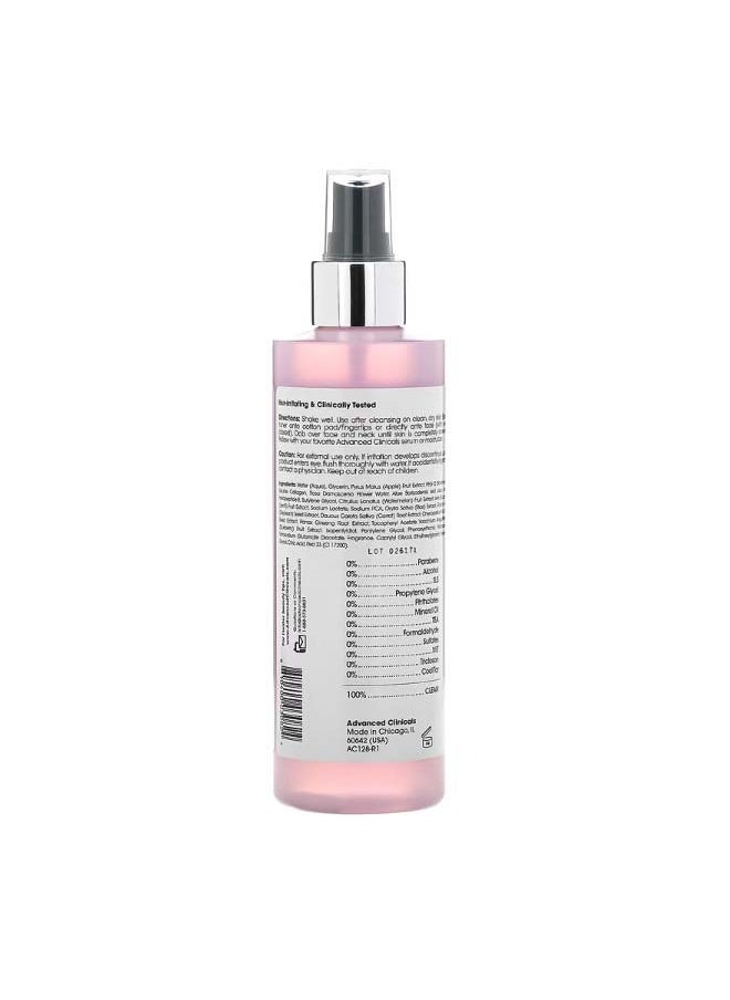 Advanced Clinicals Rosewater Toner Tone And Tighten Formula 8 fl oz 237 ml  - Image 2
