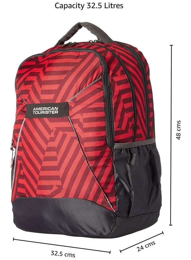 AMERICAN TOURISTER American Tourister 32.5 Ltrs Large Size Standard Backpack (Amt Mist Sch Bag03 Red), Dark Red - Image 5