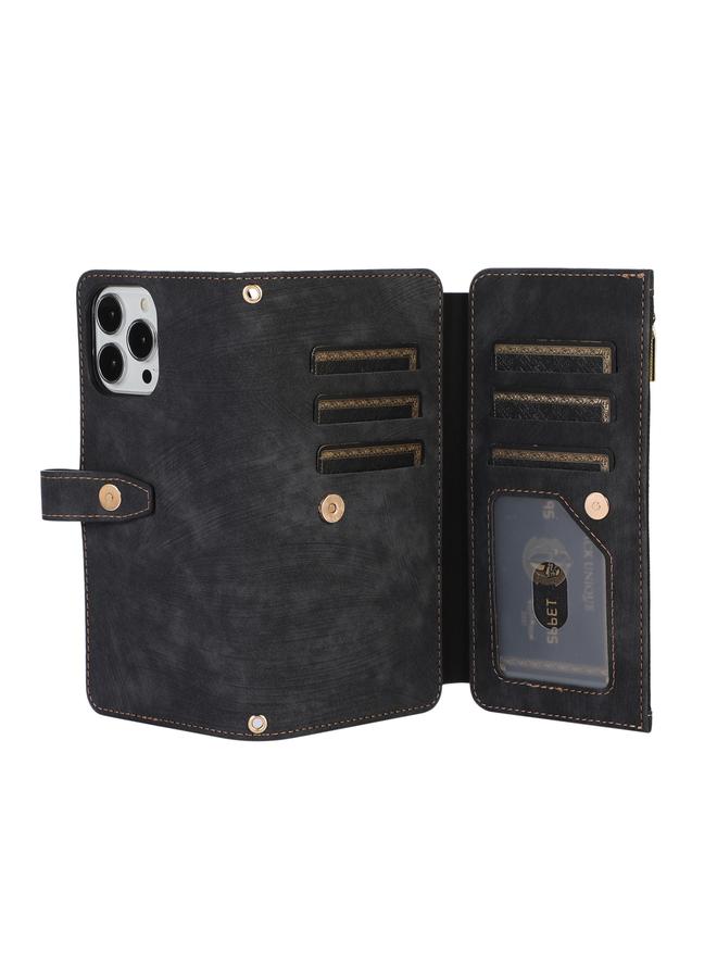 زبون جراب لهاتف iPhone 12 Pro Dream 9 - محفظة بطاقات بسحاب من الجلد - Image 5