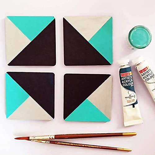 Aurum display Square MDF Wood 16 Inchx 16 Inch MDF Board for Art and Craft, 3 mm Width Square Wood Slices for Resin Art, Mandala Art,Pyrography, Painting Board (16x16 Inch, Pack of 5) - Image 3