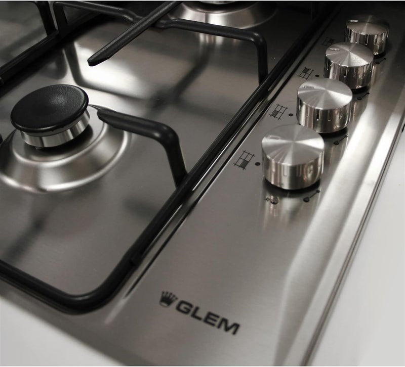 GLEMGAS Glem Gas Hob with 5 Burners, 90 cm, Black - Image 2