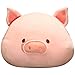 TONGSONG 6 Inch Cuddly Soft Pig Head Plush Hugging Pillow Cute Stuffed Pink Pig Animal Plushies Pig Toy Kids Stuffed Animals Pig Plush Toys Gift for Birthday Valentine Christmas - Image 3