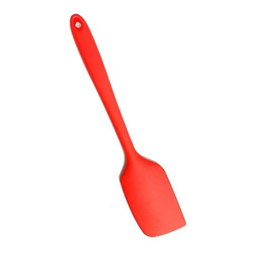 Kosh Full Silicone Body Spatula Premium Silicone Non-Stick Heat Resistant Spatulas with Steel Core Kitchen Utensils Non-Stick for Cooking, Baking and Mixing, 27cm,Red - Image 5