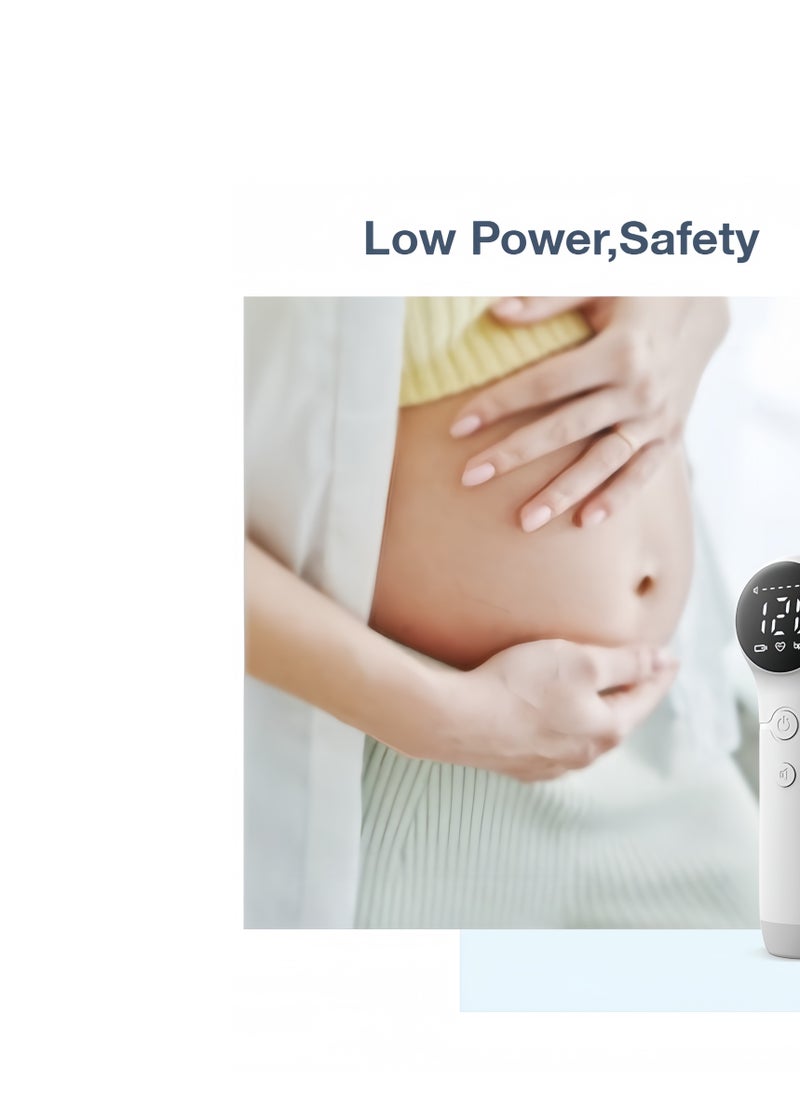 Generic - Fetal Heart Rate Detector, Portable Fetal Heart Rate Detector, Home Doppler Meter With LCD Display, For Monitoring Baby's Heartbeat At Home - Image 1
