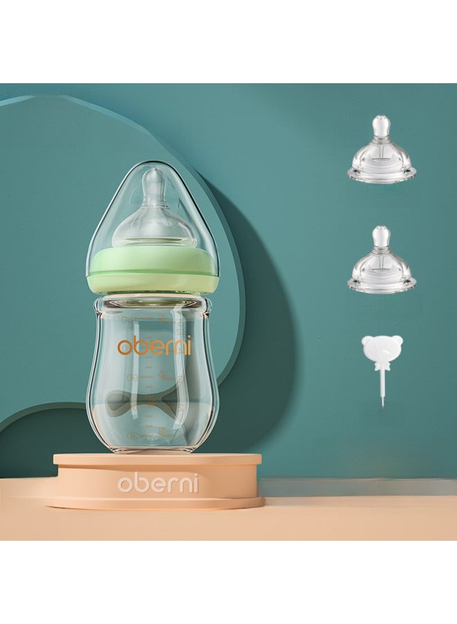 Ml Newborn Glass Bottle Wide Diameter Anti-choking And Anti-flatulence Baby Bottle Baby 0-6 Months