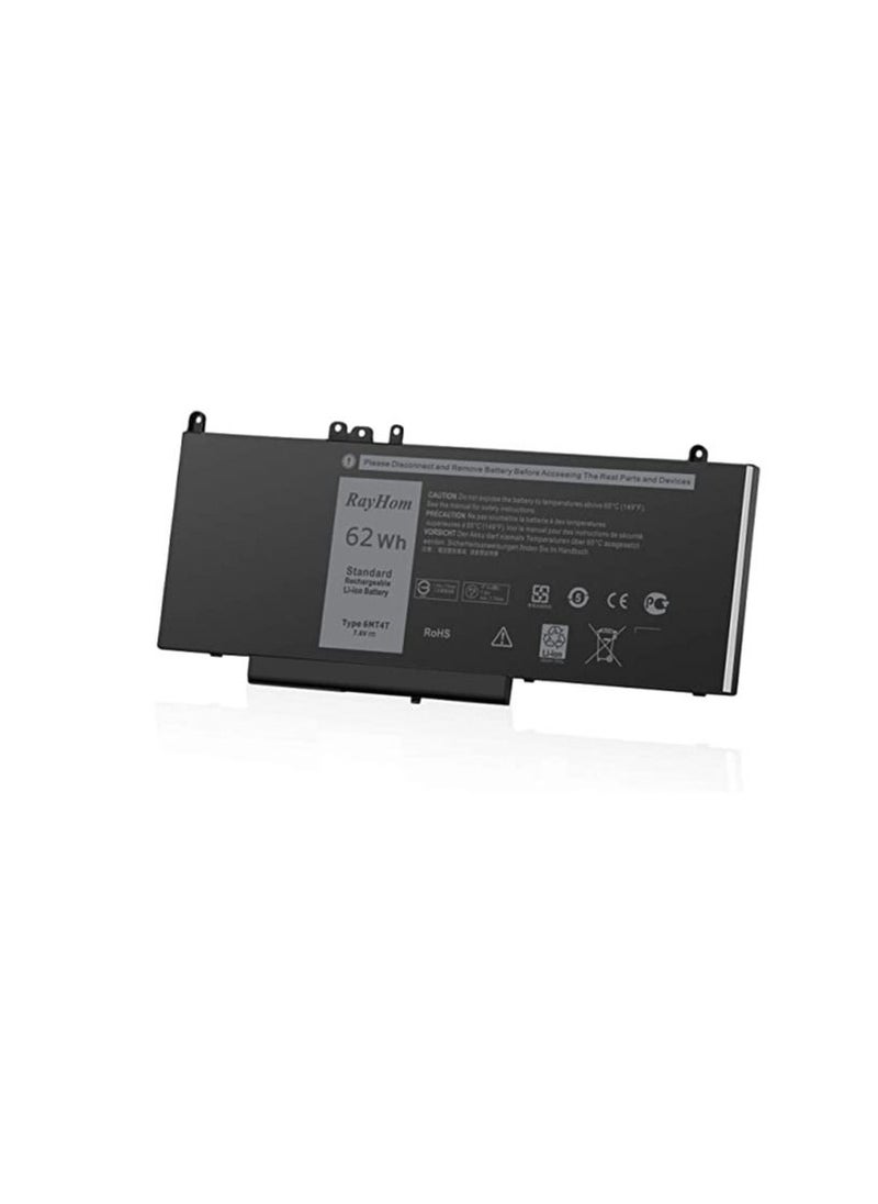 CSF 6MT4T Laptop Battery Replacement for Dell Latitude E5470 E5570 Precision 3510 Series Notebook 0HK6DV 7V69Y 07V69Y 79VRK 079VRK TXF9M 0TXF9M 0C1P4 451-BBUN 451-BBTW [4 Cell 7.6V 62Wh]  - Image 2
