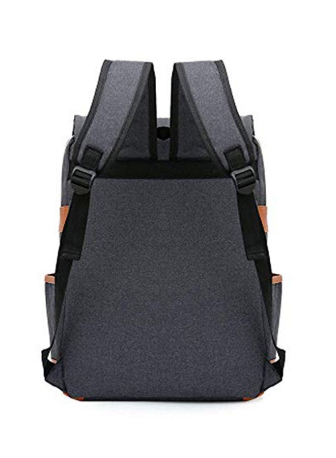 AMERTEER Student Trendy School Backpack Grey - Image 2