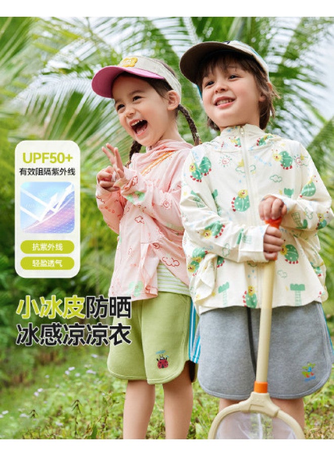Doodle Home kids' Air-conditioning Shirt - Summer Thin Layer Children's Skin Jacket, Girls' Outerwear Breathable Top - Image 1