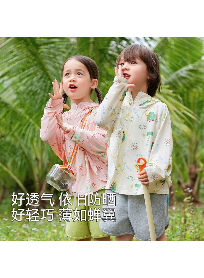 Doodle Home kids' Air-conditioning Shirt - Summer Thin Layer Children's Skin Jacket, Girls' Outerwear Breathable Top - Image 4