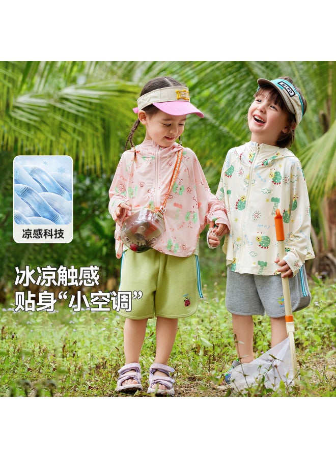 Doodle Home kids' Air-conditioning Shirt - Summer Thin Layer Children's Skin Jacket, Girls' Outerwear Breathable Top - Image 5