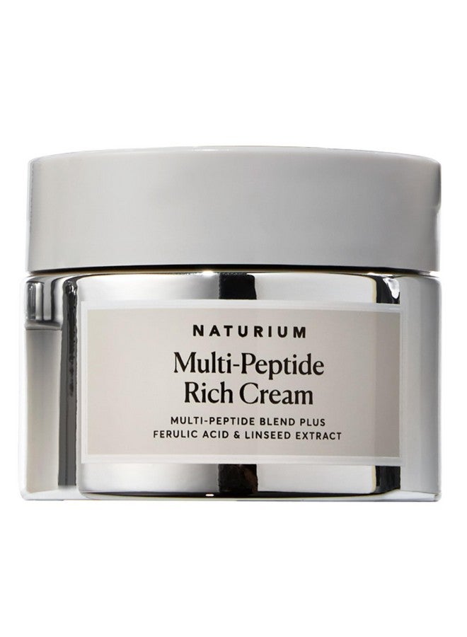 ناتوريوم كريم ناتوريوم الغني متعدد الببتيدات، مرطب ومغذي للمساعدة في ظهور الخطوط الدقيقة والتجاعيد، نباتي وخالٍ من القسوة، 1.7 أونصة - Image 1
