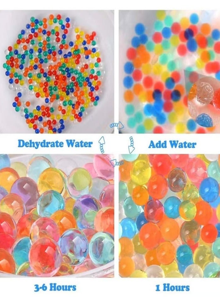 خرزات مائية من الكريستال الناعم، رصاصات ملونة للعبة الطلاء، 90 جم، لعبة على شكل لؤلؤة، طين، كرات جيلي سحرية، كرات هلامية غير سامة، 7-8 مم - Image 2