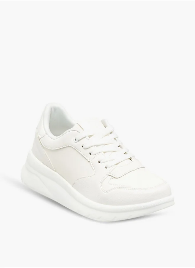 فلورا بيلا من شو إكسبرس Women's Panelled Lace-Up Sneakers